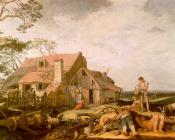 亚伯拉罕 布隆梅特 : Landscape With Peasants Resting